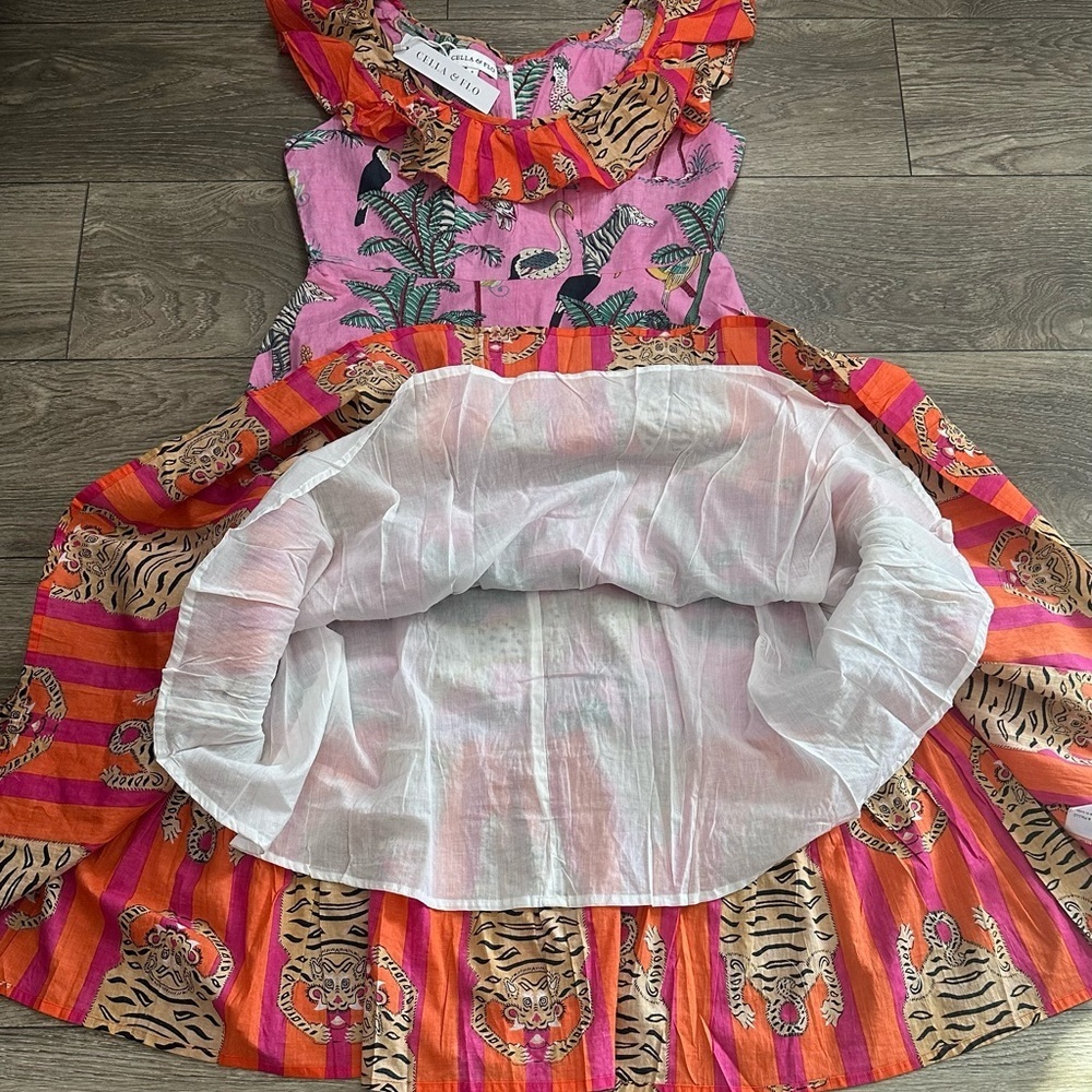 🌺 Cella & Flo Floral Fashion Dress – Size 2 - Picture 8 of 16